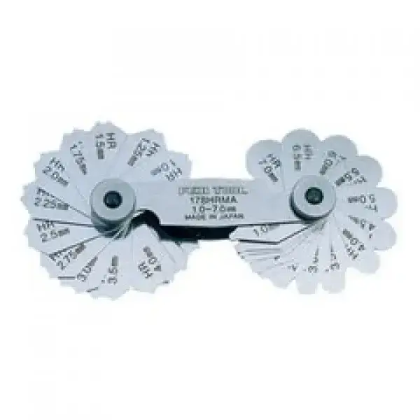 เกจวัดรัศมีคุณภาพเกรด A Radius Gauge Grade A