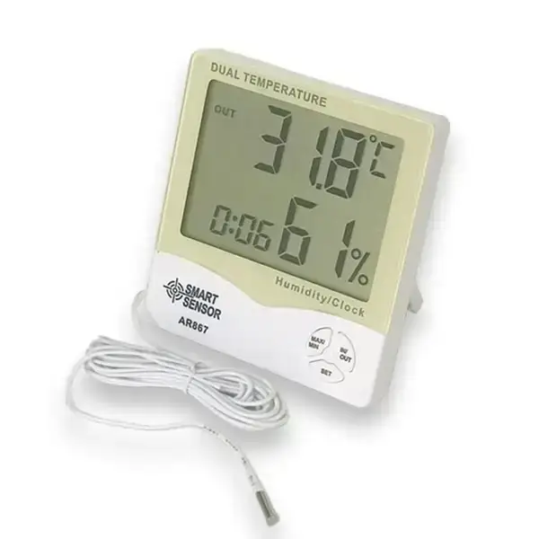 เครื่องวัดอุณหภูมิ-ความชื้นภายในภายนอก In/Out Hygrometer AR867