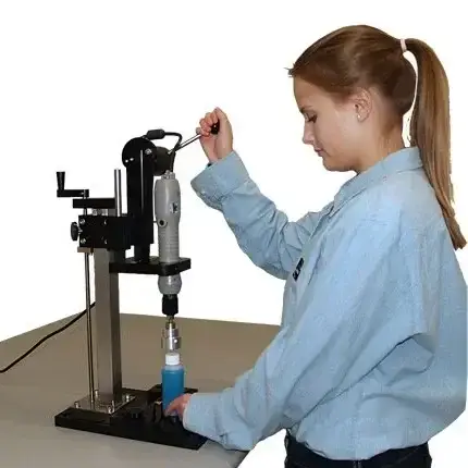 เครื่องขันปิดฝาขวดระบบไฟฟ้า ES Table Top Capping Machine