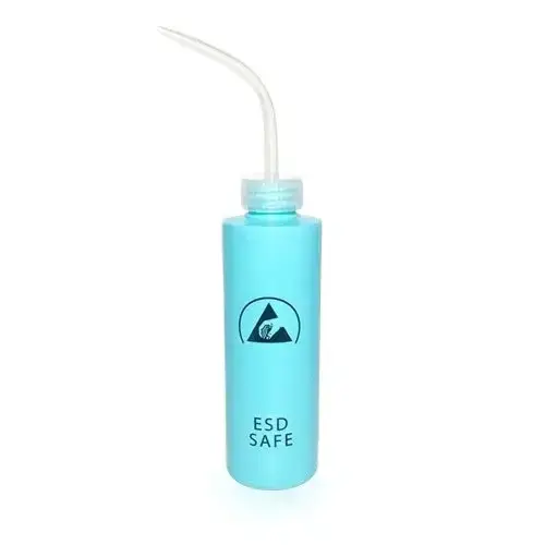 ขวดจ่ายน้ำยาปลายงอกันไฟฟ้าสถิต ESD Dispensing Bottle Bent Nozzle