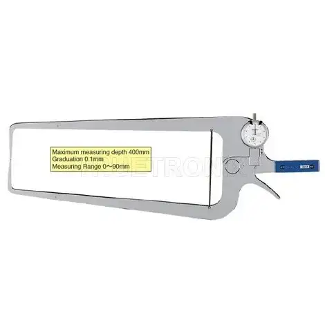เกจสำหรับวัดนอกแบบลึก TECLOCK GM-3 External Dial Caliper Gauge 0-90/400mm