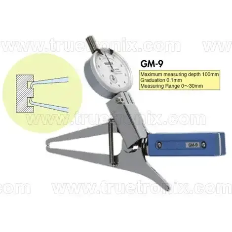 ไดอัลเกจสำหรับวัดนอก External Dial Caliper Gauge 0-30/100mm