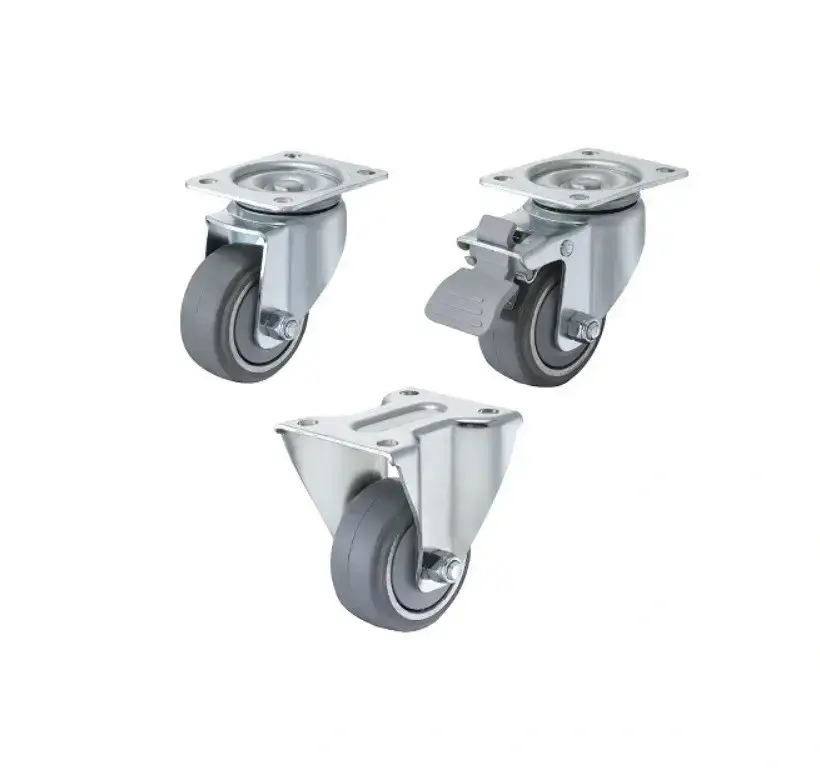 ลูกล้อยาง รุ่น150kgf Medium Duty Casters Rubber Wheel