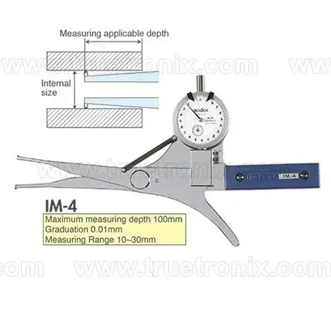 เกจวัดระยะข้างในท่อ TECLOCK IM-4 Internal Dial Caliper Gauge 10-30mm