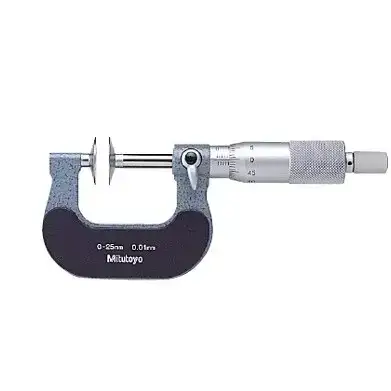ไมโครมิเตอร์หัววัดกว้าง Mitutoyo 123-101 Disk Micrometer Mitutoyo