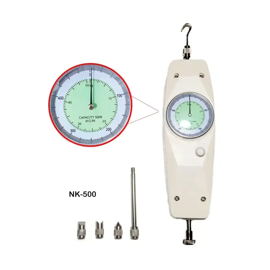 เครื่องวัดแรงดึง แรงกด แรงผลัก NK-500 Analog Force Gauge 500N