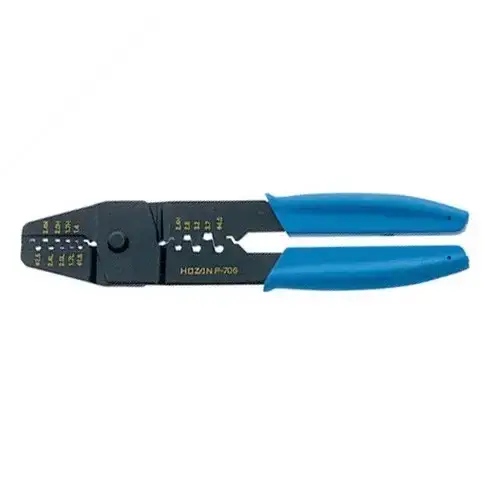 คีมย้ำเทอร์มินอลเปลือย HOZAN P-706 Bare Terminal Crimping Tool