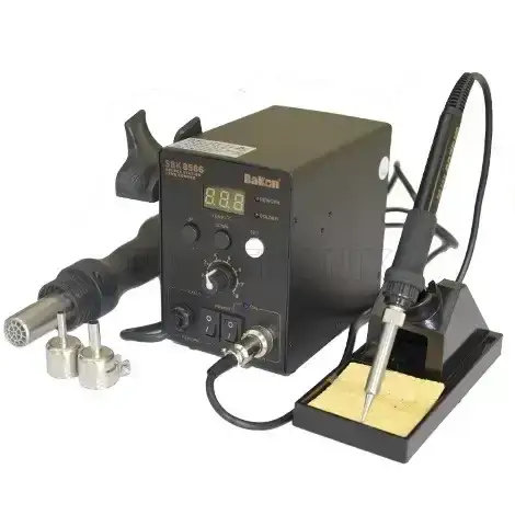 เครื่องเป่าลมร้อนพร้อมหัวแร้ง 2in1 Hot air-Soldering Station SBK8586