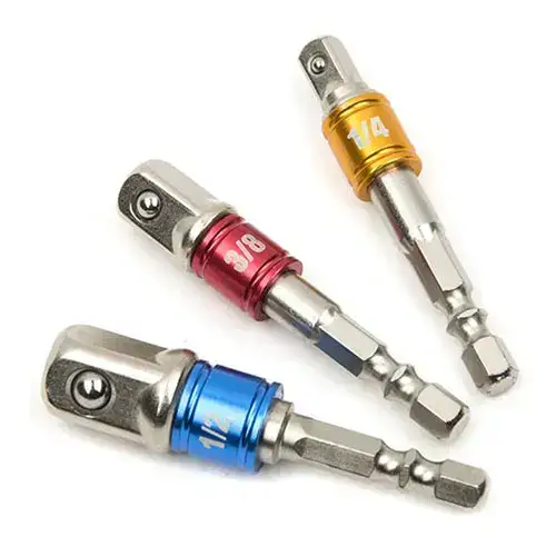 หัวแปลงดอกไขควงเป็นข้อต่อลูกบ๊อก HEX Shank Socket Adapter