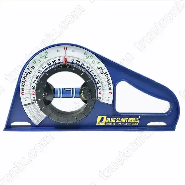 เครื่องวัดองศาแบบเข็มมีระดับน้ำ Shinwa 78546 Angle finder with Level