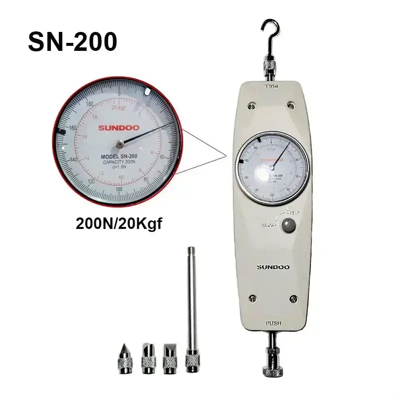 เครื่องวัดแรงดึงแรงกด SN-200 Analog Push Pull gauge 200N/20kgf