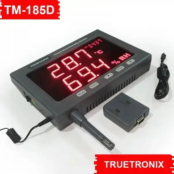 เครื่องบันทึกอุณหภูมิและความชื้น Thermo-Hygro meter TM-185D