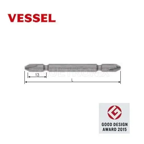 ดอกไขควงทอร์คไฟฟ้า Vessel B36 PH Double End Bit