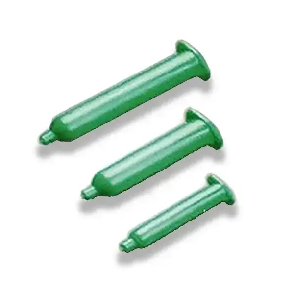 กระบอกฉีดของเหลวสีเขียวกันแสงยูวี UV resistant barrel