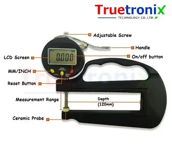เครื่องวัดความหนาฟิล์มแบบลึก Digital thickness gage depth type 5339-10 รุ่น/รหัส 002093 รูปที่ 2
