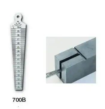 Taper Gage 700B แผ่นเกจวัดระยะห่างชิ้นงาน วัดรอยแยกชิ้นงาน รุ่น/รหัส 000888 รูปที่ 1