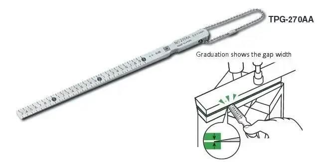 แผ่นวัดขนาดรู Taper Gage 270A