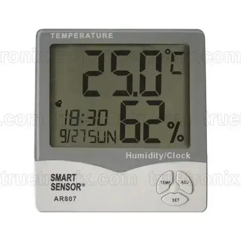 เครื่องวัดอุณหภูมิและความชิ้น Temperature Humidity AR807 รุ่น/รหัส 001039 รูปที่ 2