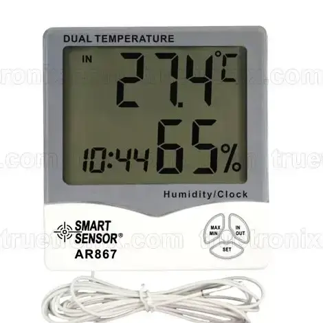 เครื่องวัดอุณหภูมิ-ความชื้นภายในภายนอก In/Out Hygrometer AR867 รุ่น/รหัส 001040 รูปที่ 2