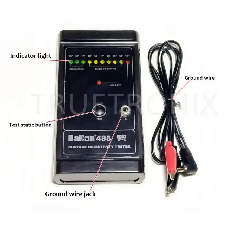 เครื่องวัดความต้านทานบนผิววัสดุ Surface Resistance Tester BK485 รุ่น/รหัส 002256 รูปที่ 3
