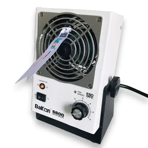 พัดลมกำจัดไฟฟ้าสถิต Ionizing Air Brower BK5600