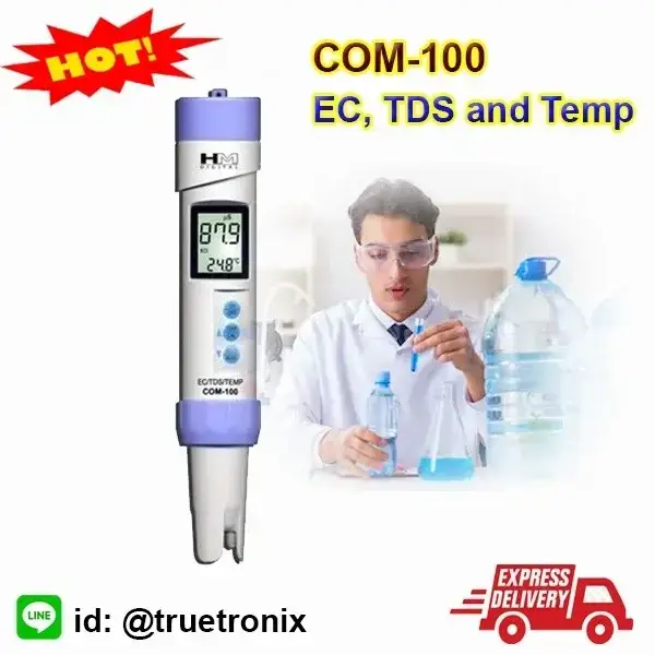 เครื่องวัดคุณภาพน้ำ Water Quality Tester COM-100 รุ่น/รหัส 000252 รูปที่ 2