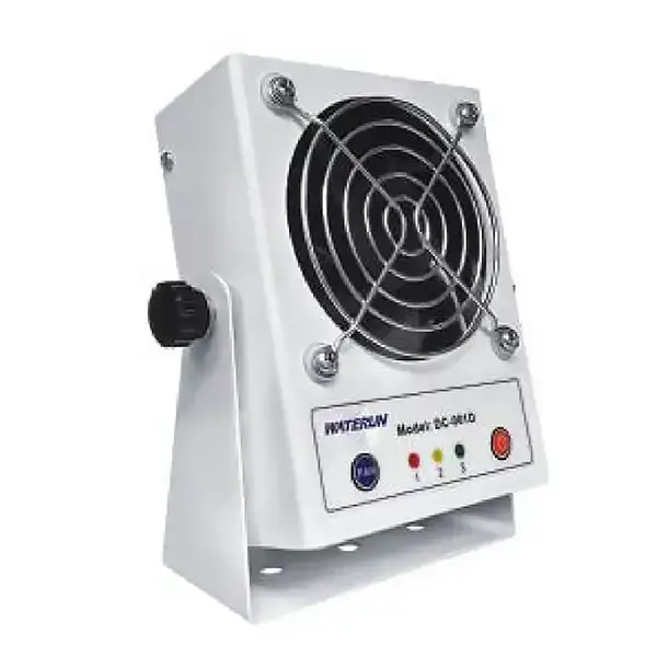 พัดลมเป่าสลายไฟฟ้าสถิตแบบตั้งโต๊ะ Benchtop Ionizer Air blower DC-001D รุ่น/รหัส 001135 รูปที่ 1
