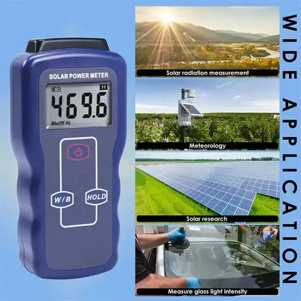 เครื่องวัดพลังงานแสงอาทิตย์ Solar Power Meter รุ่น/รหัส 002475 รูปที่ 2
