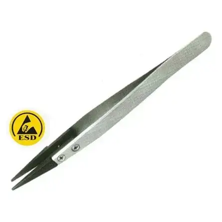 ทวิตเซอร์กันไฟฟ้าสถิตเปลี่ยนปลายได้ ESD Tweezer Replaceable Tip รุ่น/รหัส 001534 รูปที่ 1