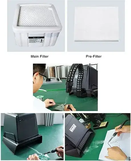 เครื่องดูดควันตะกั่วพร้อมท่อ Soldering Smoke Absorber with Duct F800 รุ่น/รหัส 000366 รูปที่ 3