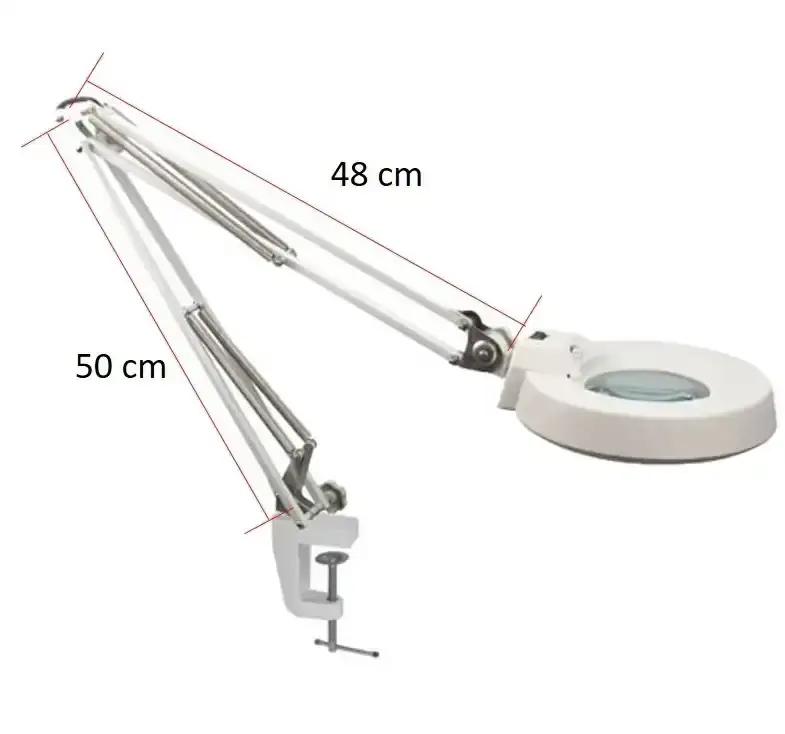 โคมไฟเลนส์ขยาย Magnifying Inspection Lamp Clamp รุ่น/รหัส 000034 รูปที่ 2