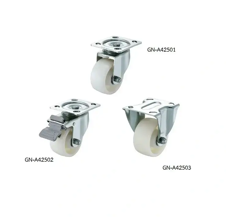 ลูกล้อไนลอน รุ่นน้ำหนัก 300kgf Heavy Duty Casters GN-A series (Nylon Wheel) - Load Capacity รุ่น/รหัส 001658 รูปที่ 2