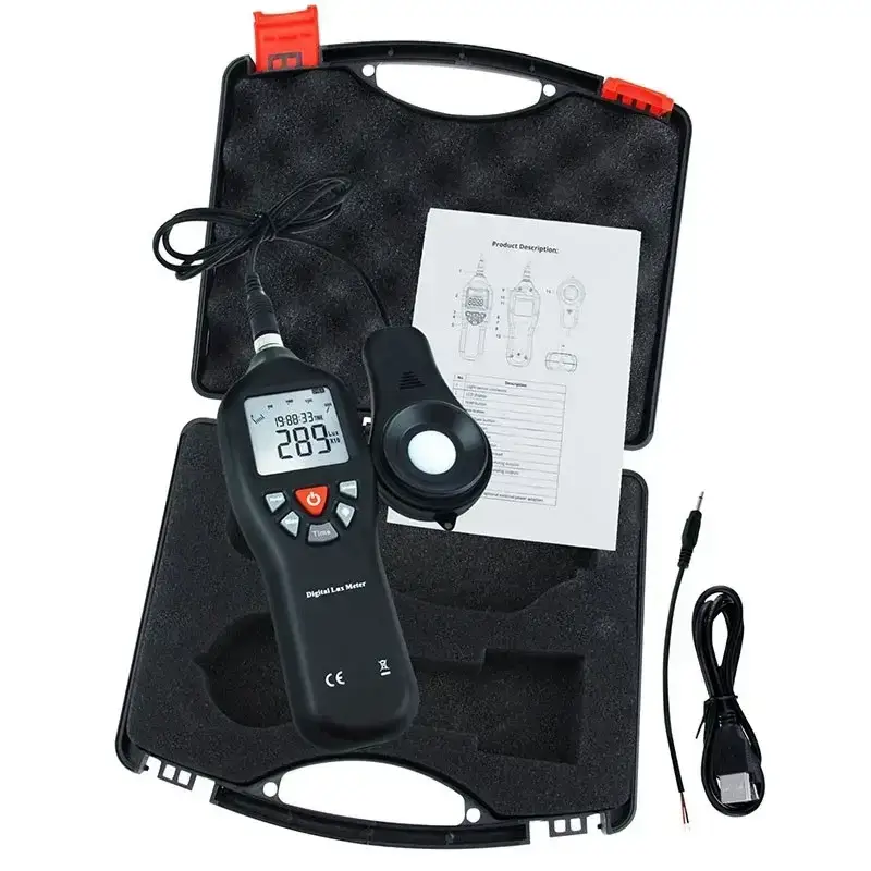 เครื่องวัดแสงพร้อมบันทึกข้อมูล Lux Meter 0-200,000 with datalogger รุ่น/รหัส 001531 รูปที่ 3