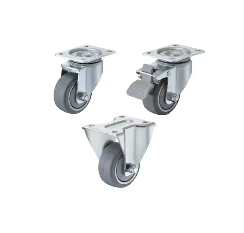 ลูกล้อยาง รุ่นน้ำหนัก 150kgf Medium Duty Casters Rubber Wheel