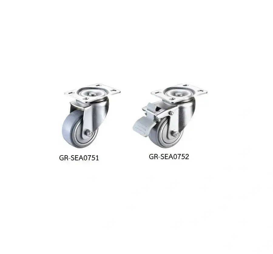 ลูกล้อยางรับน้ำหนัก 200kgf Wheel Rubber  Medium Duty Casters รุ่น/รหัส 001667 รูปที่ 3