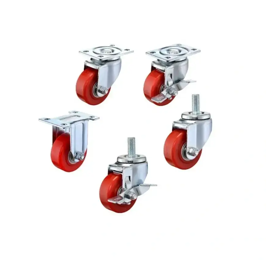 ลูกล้อยาง รุ่นน้ำหนัก 250 kgf  Medium Duty Casters GU-A3 series (PU Wheel) - Load Capacity