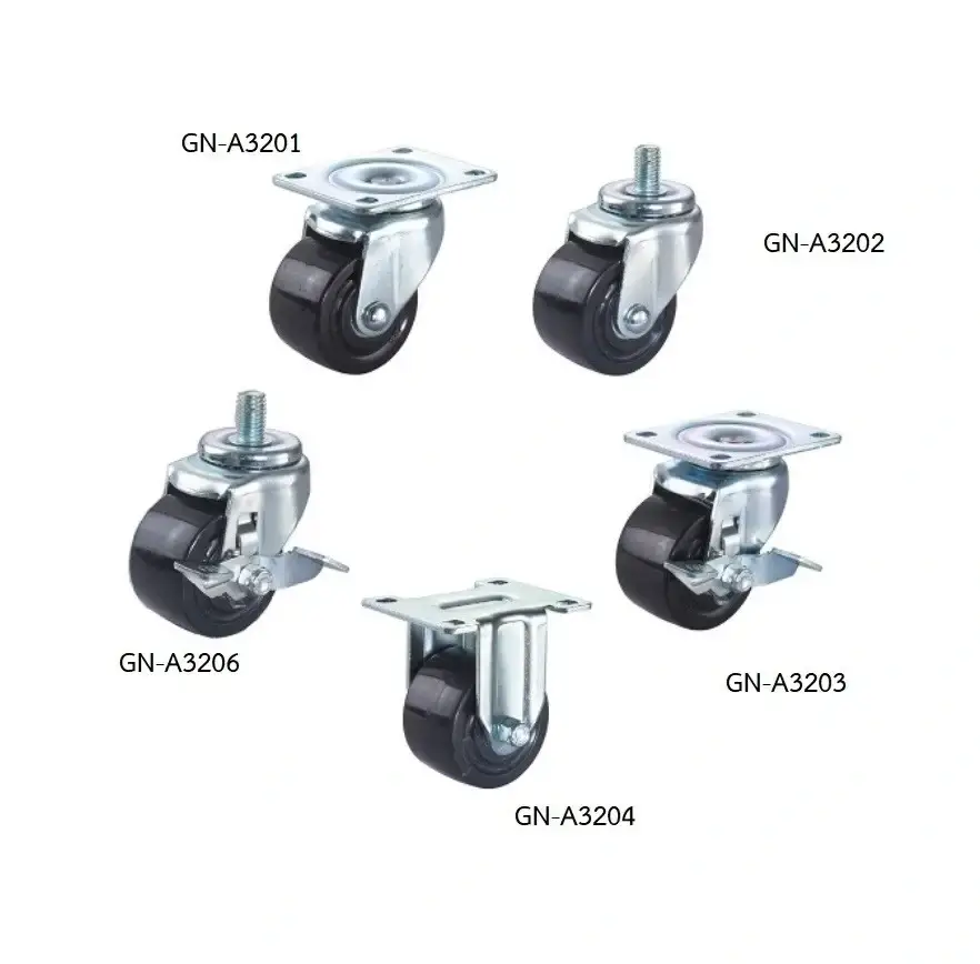 ลูกล้อไนลอน รุ่นน้ำหนัก 200kgf Medium Duty Casters GN-A32 series (Nylon Wheel) - Load Capacity รุ่น/รหัส 001662 รูปที่ 2