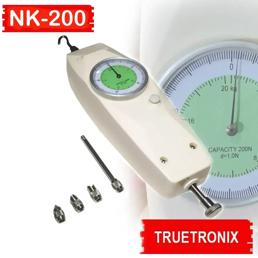 เครื่องวัดแรงดึง แรงกด แรงผลัก NK-200 Analog Force Gauge 200N รุ่น/รหัส 002122 รูปที่ 4