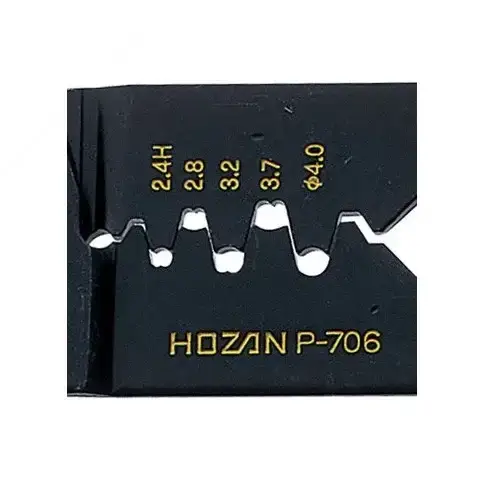 คีมย้ำเทอร์มินอลเปลือย HOZAN P-706 Bare Terminal Crimping Tool รุ่น/รหัส 001588 รูปที่ 3