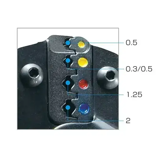 คีมย้ำหางปลาแบบหุ่มฉนวน Insulating Crimping Tool HOZAN P-743 รุ่น/รหัส 001573 รูปที่ 2