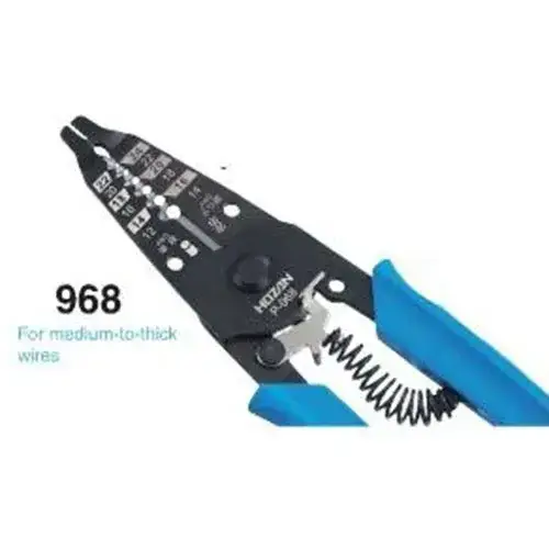 คีมปอกสายไฟขนาดกลาง HOZAN P-968 WIRE STRIPPERS
