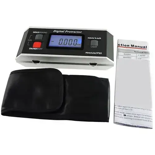 โปรแทรกเตอร์วัดมุมองศาดิจิตอล Digital Protractor 0-360 รุ่น/รหัส 000516 รูปที่ 3