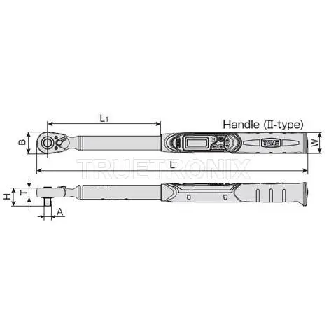 ประแจปอนด์ดิจิตอล 100-500Nm T6DT500H - Digital Torque Wrench รุ่น/รหัส 001197 รูปที่ 2