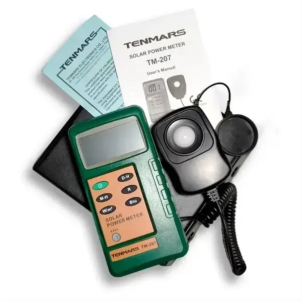 มิเตอร์วัดความเข้มแสงอาทิตย์ Solar Power Meter TM-207 Solar Power Meter รุ่น/รหัส 000256 รูปที่ 3