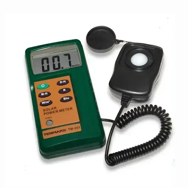มิเตอร์วัดความเข้มแสงอาทิตย์ Solar Power Meter TM-207 Solar Power Meter รุ่น/รหัส 000256 รูปที่ 2