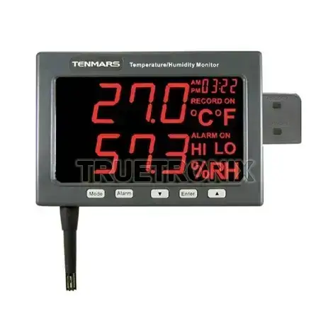 เครื่องบันทึกอุณหภูมิและความชื้น Thermo-Hygro meter TM-185D รุ่น/รหัส 001278 รูปที่ 2