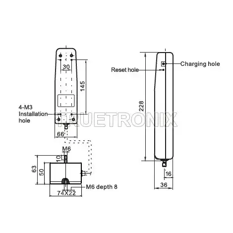เครื่องวัดแรงดึงแรงกดแบบดิจิตอล SH-500B Digital Push Pull Force Gauge รุ่น/รหัส 001379 รูปที่ 2
