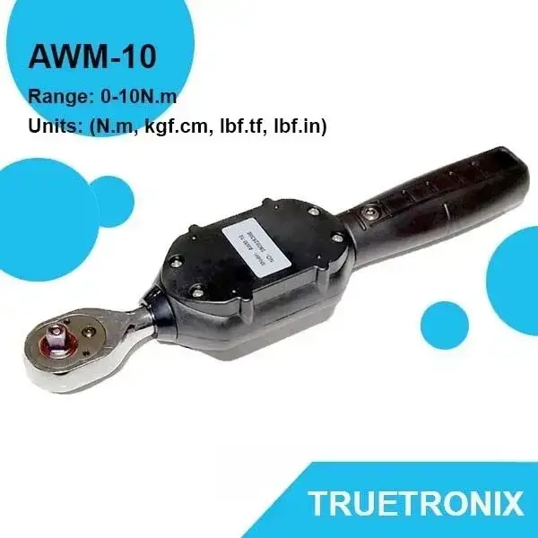 ประแจทอร์คขนาด 10Nm 10Nm Mini Digital Torque Wrench AWM-10 รุ่น/รหัส 002075 รูปที่ 2