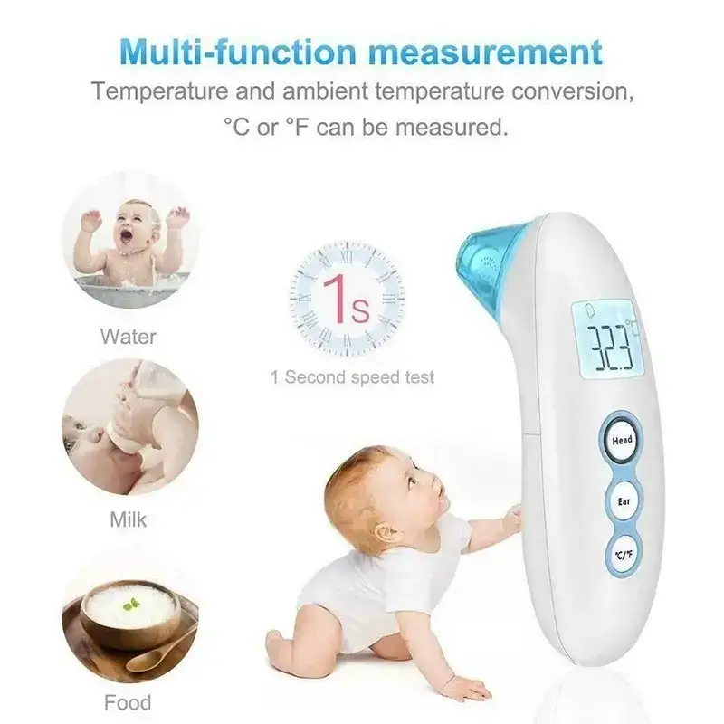 Dual-mode Infrared Thermometer เครื่องวัดไข้วัดอุณหภูมิหน้าผาก-หู รุ่น/รหัส 002179 รูปที่ 3