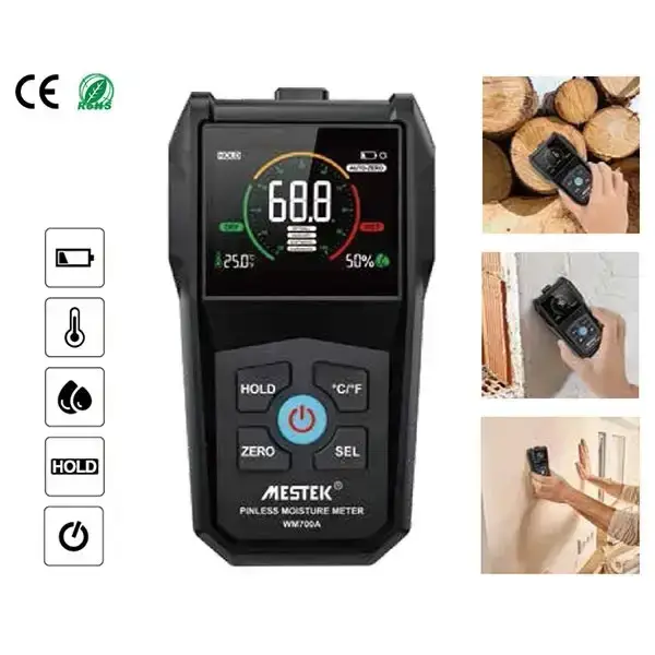 เครื่องวัดความชื้นคอนกรีต-ความชื้นไม้ Pinless Moisture Meter WM700A รุ่น/รหัส 002410 รูปที่ 3